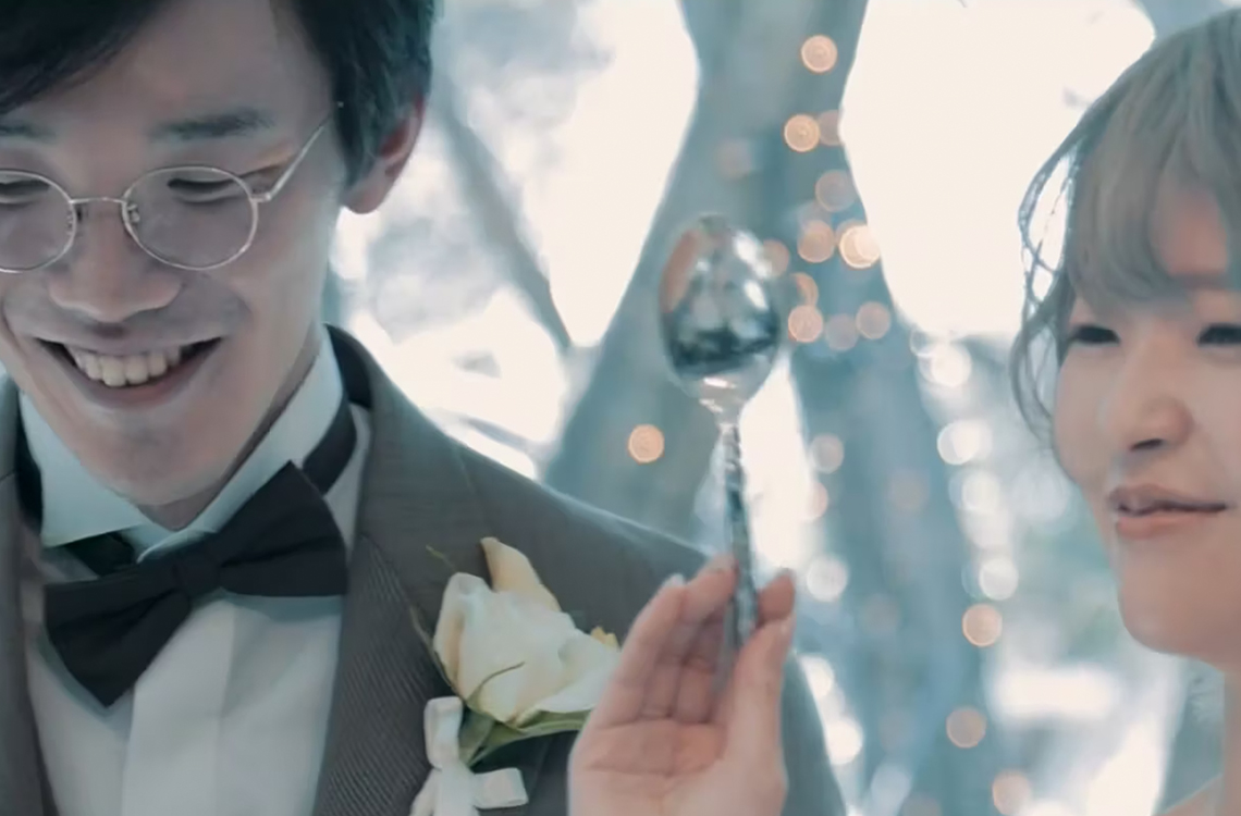 テーマカラーにもこだわったおふたりの結婚式