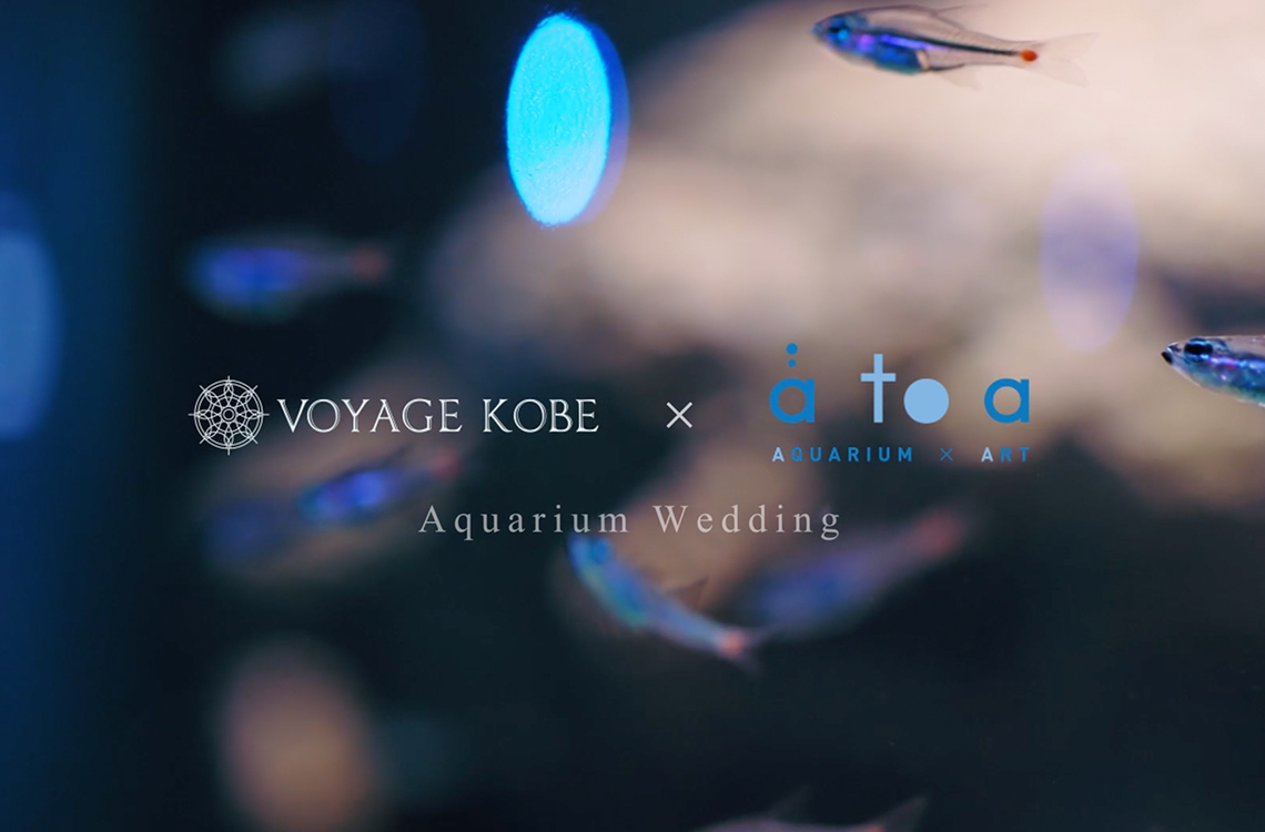 劇場型アクアリウム　átoa　ウエディングフォト
